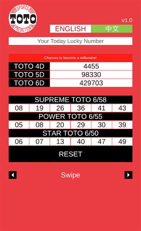 TOTO prediction .
